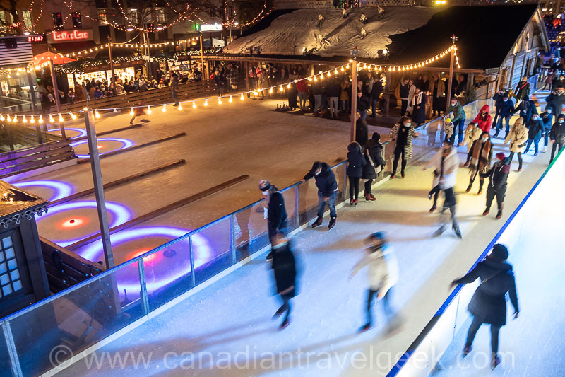 Skating and curling at Heinzel's Wintermarchen in Cologne