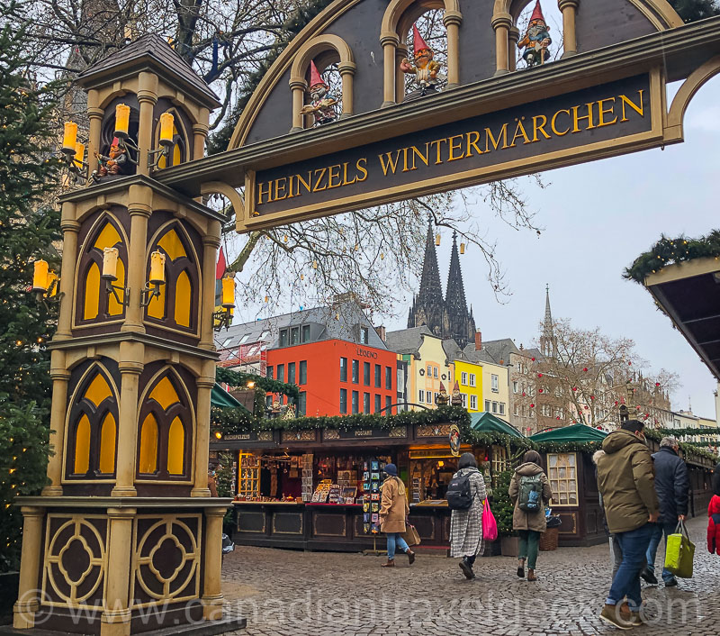 One gate of Heinzel's Wintermarchen in Cologne