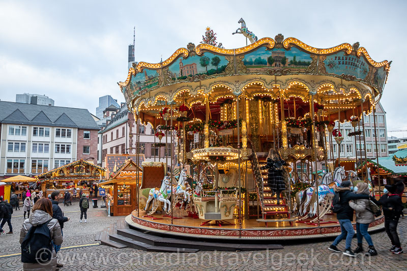 Merry-go-round in Frankfurt, Germany
